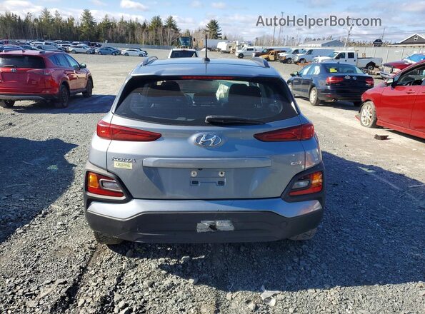 KM8K1CAA5KU203696 2019 HYUNDAI KONA Blue უკანა ხედი