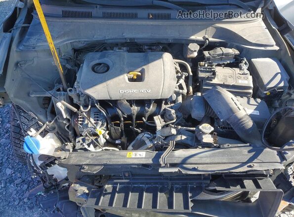 KM8K1CAA5KU203696 2019 HYUNDAI KONA Blue ძრავის განყოფილების ხედი