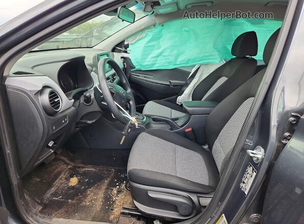 KM8K1CAA6MU680317 2021 HYUNDAI KONA Charcoal Vista interior delantera