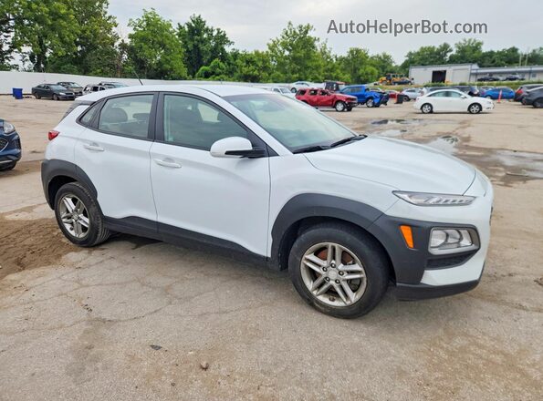 KM8K1CAA8KU293927 2019 HYUNDAI KONA Белый Передняя правая четверть
