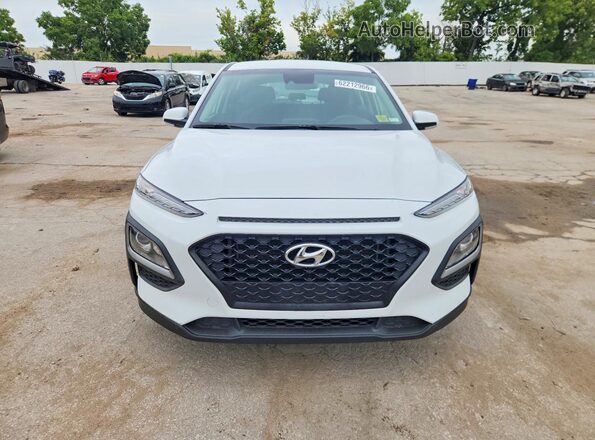 KM8K1CAA8KU293927 2019 HYUNDAI KONA Белый Вид спереди