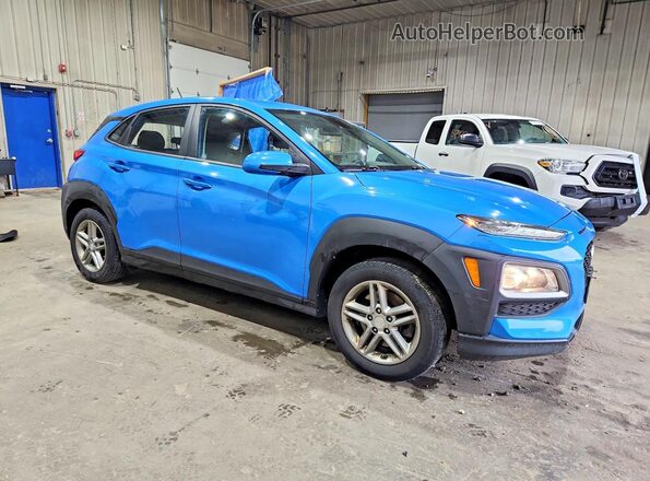 KM8K1CAA9KU301419 2019 HYUNDAI KONA Синий Передняя правая четверть