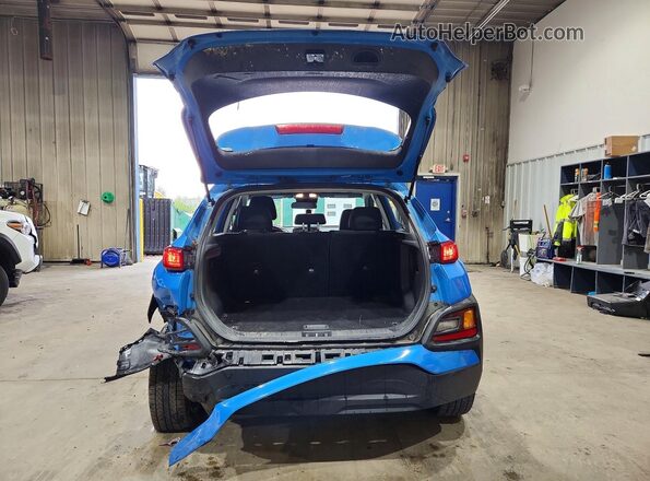 KM8K1CAA9KU301419 2019 HYUNDAI KONA Синий Вид сзади