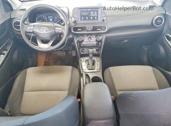 KM8K1CAAXKU291760 2019 HYUNDAI KONA Red Widok deski rozdzielczej