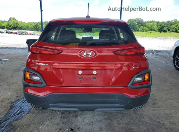 KM8K1CAAXKU291760 2019 HYUNDAI KONA Red Widok z tyłu