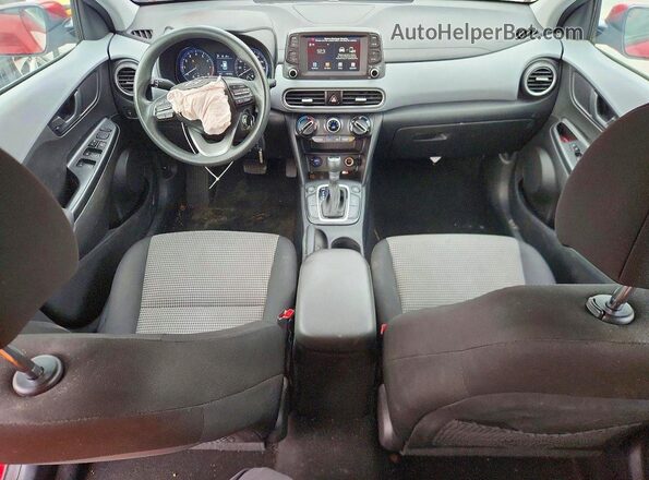 KM8K1CAAXMU660023 2021 HYUNDAI KONA Red Widok deski rozdzielczej