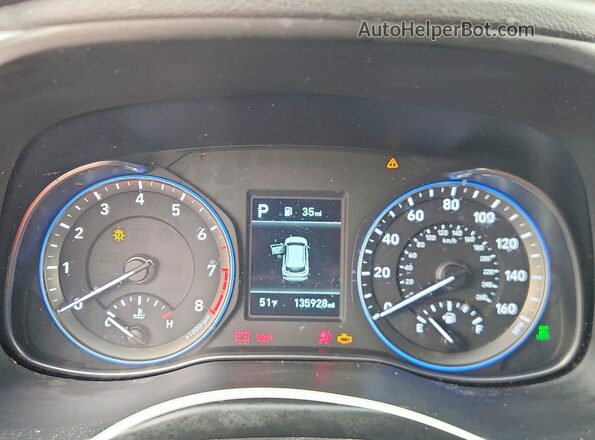 KM8K1CAAXMU660023 2021 HYUNDAI KONA Red Widok zestawu wskaźników