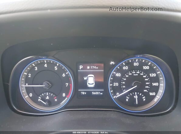 KM8K22AA1LU571639 2020 HYUNDAI KONA Белый Вид задних сидений