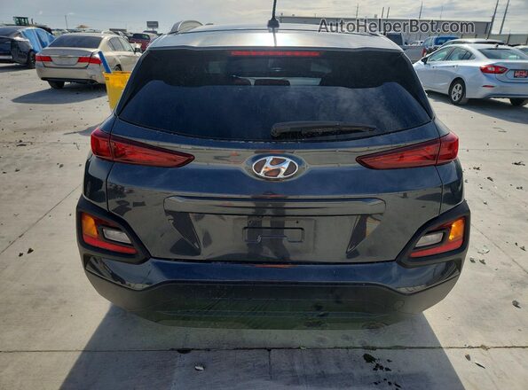 KM8K22AA2JU152051 2018 HYUNDAI KONA Gray Հետևի տեսք