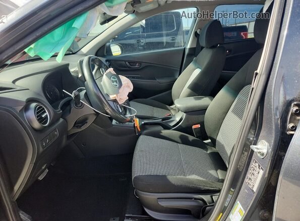 KM8K22AA2JU152051 2018 HYUNDAI KONA Gray Սալոնի դիմացի տեսք