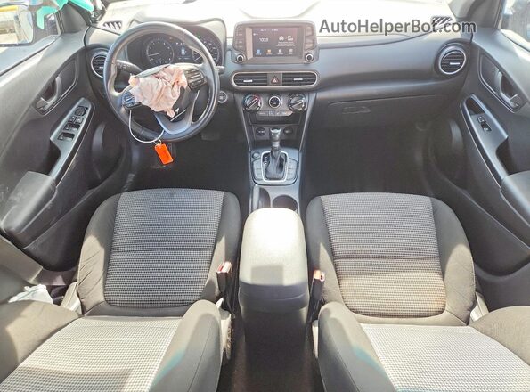 KM8K22AA2JU152051 2018 HYUNDAI KONA Gray Առջևի վահանակի տեսք