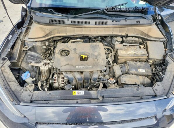 KM8K22AA2JU152051 2018 HYUNDAI KONA Gray Շարժիչի բաժամունքի տեսք