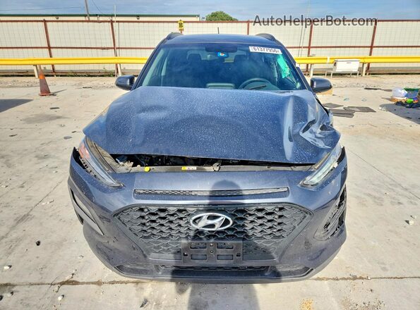 KM8K22AA2JU152051 2018 HYUNDAI KONA Gray Դիմացի տեսք