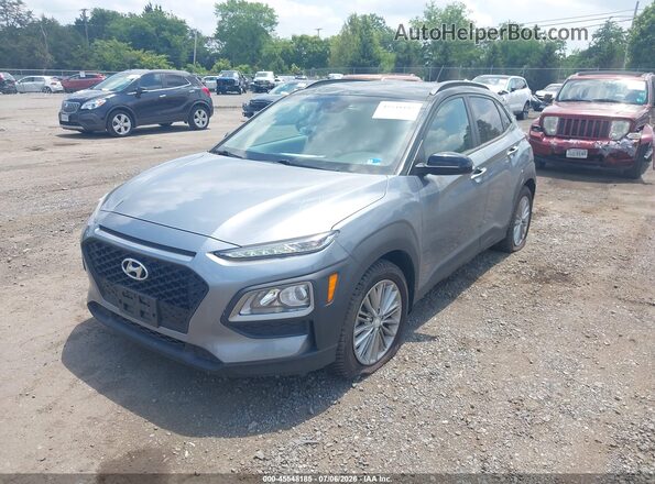 KM8K22AA2KU328131 2019 HYUNDAI KONA Gray Przód lewy