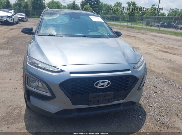 KM8K22AA2KU328131 2019 HYUNDAI KONA Gray Widok z przodu