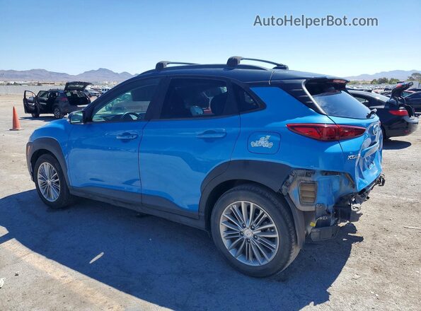 KM8K22AA2LU511465 2020 HYUNDAI KONA Blue უკანა მარცხენა