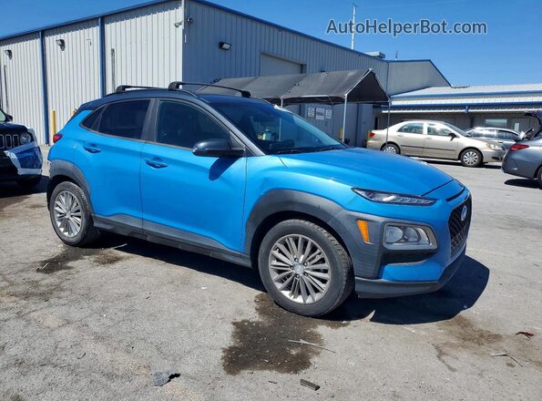 KM8K22AA2LU511465 2020 HYUNDAI KONA Blue წინა მარჯვენა