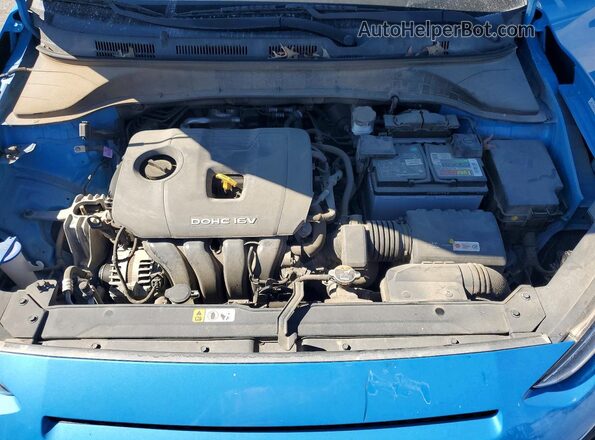 KM8K22AA2LU511465 2020 HYUNDAI KONA Blue ძრავის განყოფილების ხედი