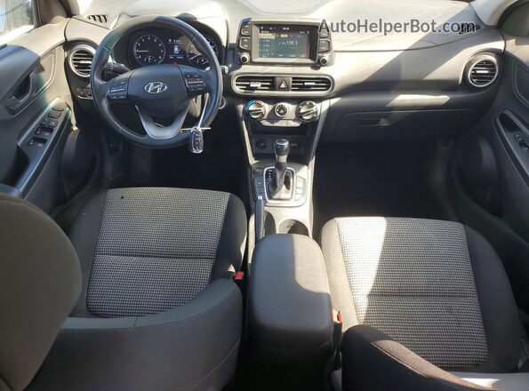 KM8K22AA2LU511465 2020 HYUNDAI KONA Blue წინა პანელის ხედი