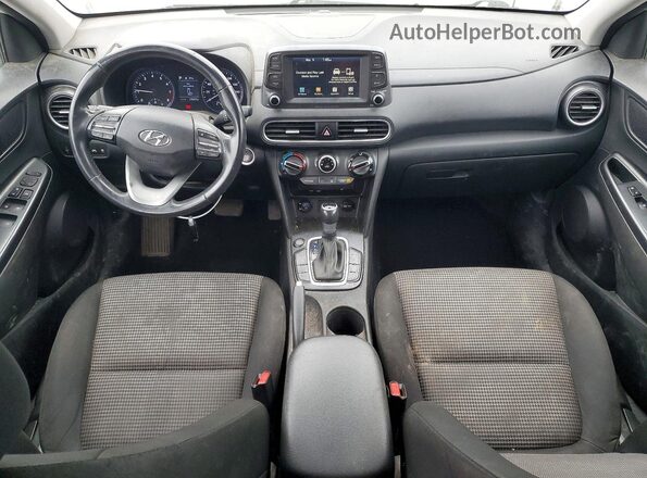 KM8K22AA2LU515337 2020 HYUNDAI KONA White Вид панелі приладів