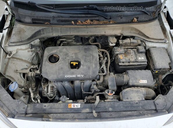 KM8K22AA2LU515337 2020 HYUNDAI KONA White Вид підкапотного простору