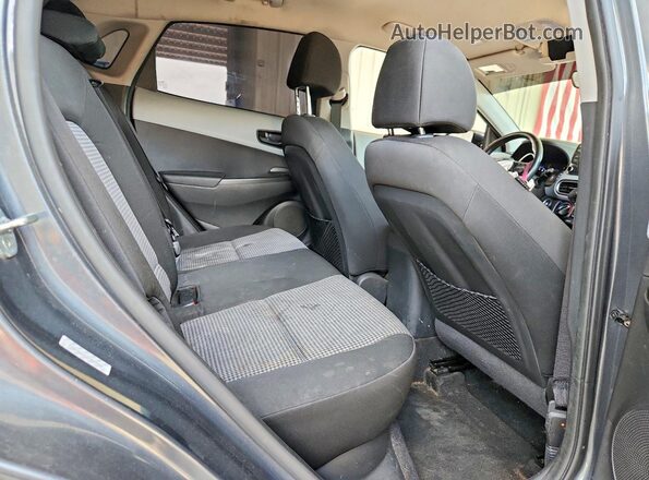 KM8K22AA2MU694240 2021 HYUNDAI KONA Gray Widok wnętrza z tyłu