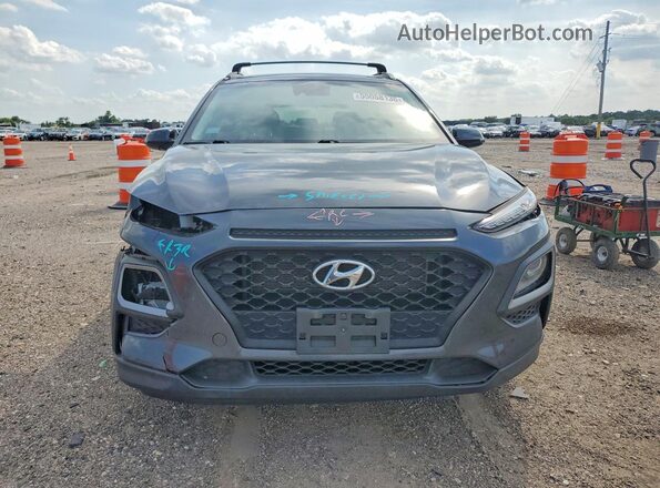 KM8K22AA3LU555054 2020 HYUNDAI KONA Gray Вид спереду