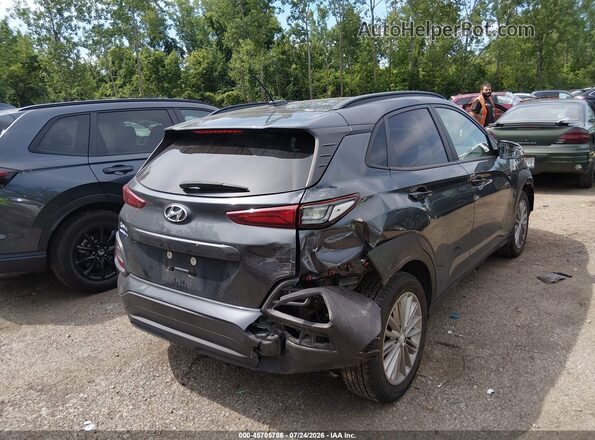 KM8K22AA3LU577216 2020 HYUNDAI KONA Серый Задняя правая четверть