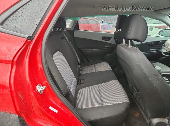 KM8K22AA5MU668554 2021 HYUNDAI KONA Red Հետևի նստատեղերի տեսք