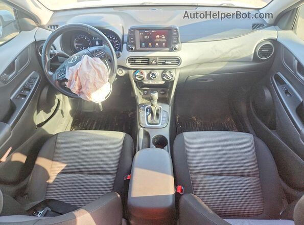KM8K22AA6LU396370 2020 HYUNDAI KONA White Dashboard view