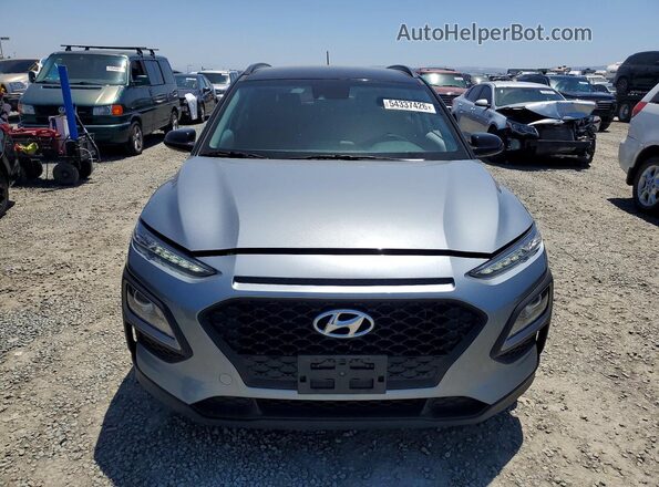 KM8K22AA6LU446023 2020 HYUNDAI KONA Gray Вид спереду