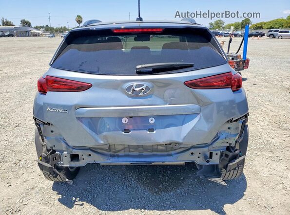 KM8K22AA6LU446023 2020 HYUNDAI KONA Gray Вид ззаду