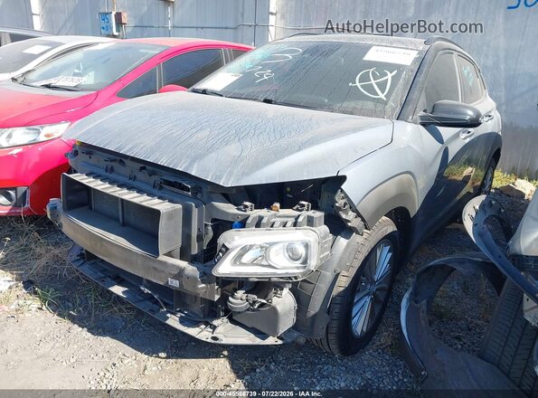 KM8K22AA6LU562130 2020 HYUNDAI KONA Blue Առջևի ձախ երեք քառորդ տեսարան