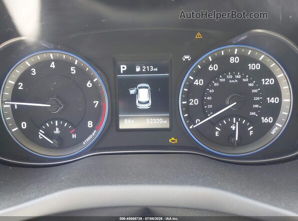 KM8K22AA6LU562130 2020 HYUNDAI KONA Blue Հետևի նստատեղերի տեսք