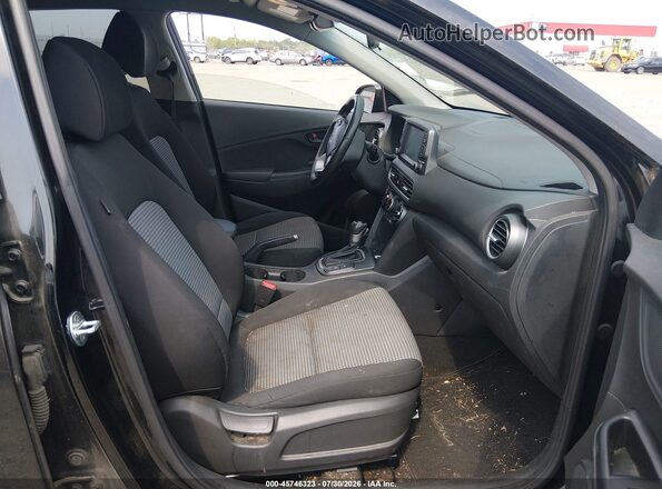 KM8K22AA7JU072910 2018 HYUNDAI KONA Black Вид салону спереду