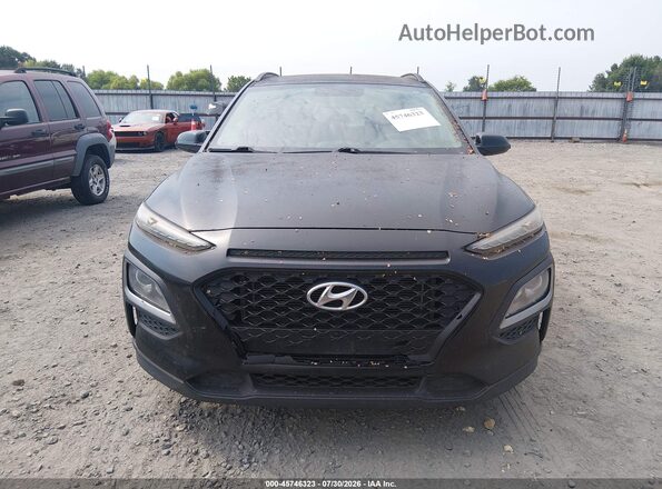 KM8K22AA7JU072910 2018 HYUNDAI KONA Black Вид щитка приладів