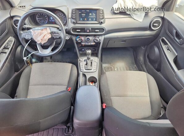 KM8K22AA7LU502602 2020 HYUNDAI KONA White Առջևի վահանակի տեսք