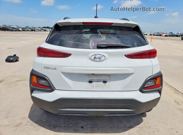 KM8K22AA7LU502602 2020 HYUNDAI KONA White Հետևի տեսք