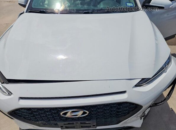 KM8K22AA7LU502602 2020 HYUNDAI KONA White Շարժիչի բաժամունքի տեսք