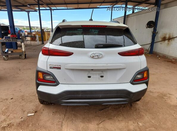 KM8K22AA7MU657684 2021 HYUNDAI KONA White Rear view