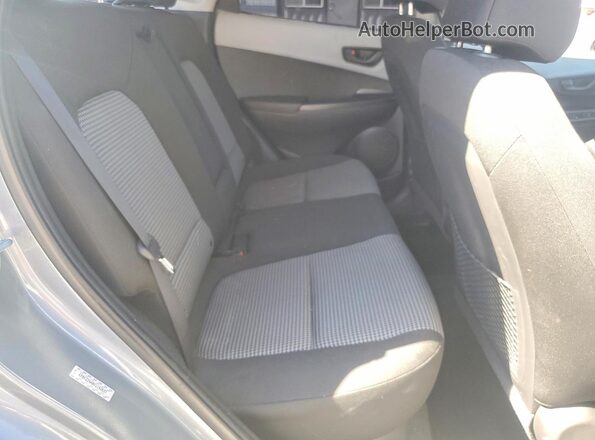 KM8K22AA8KU192037 2019 HYUNDAI KONA Gray Vista de los asientos traseros