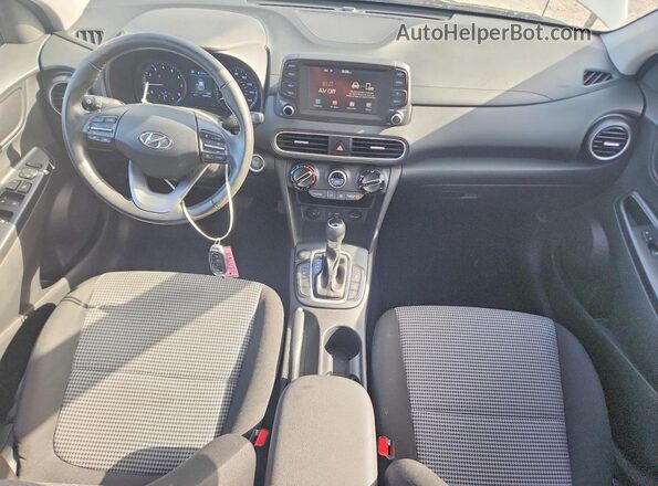 KM8K22AA9LU484460 2020 HYUNDAI KONA Silver Առջևի վահանակի տեսք