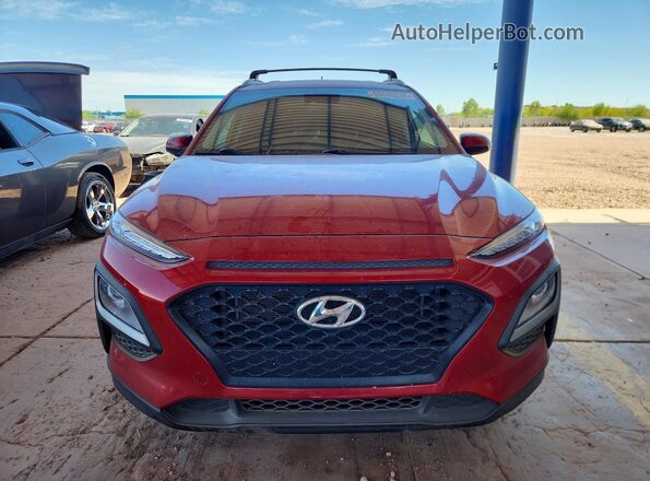 KM8K22AA9MU706111 2021 HYUNDAI KONA Red Դիմացի տեսք