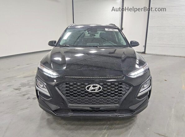 KM8K22AAXMU613971 2021 HYUNDAI KONA Black წინა ხედი