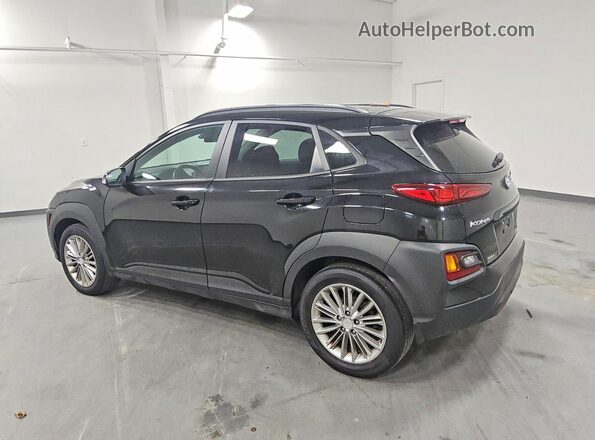KM8K22AAXMU613971 2021 HYUNDAI KONA Black უკანა მარცხენა