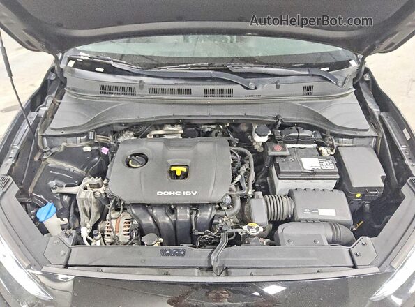 KM8K22AAXMU613971 2021 HYUNDAI KONA Black უკანა სალონის ხედი
