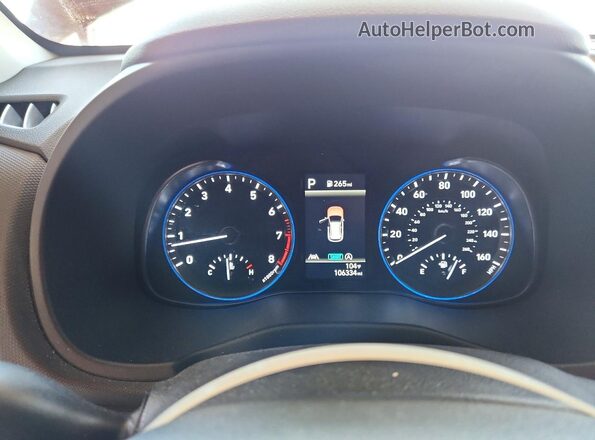 KM8K22AB2PU038021 2023 HYUNDAI KONA Maroon Вид щитка приладів