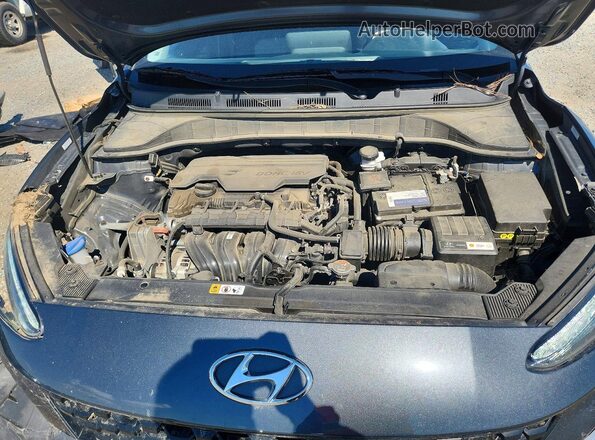 KM8K22AB3NU883084 2022 HYUNDAI KONA Gray Widok komory silnika