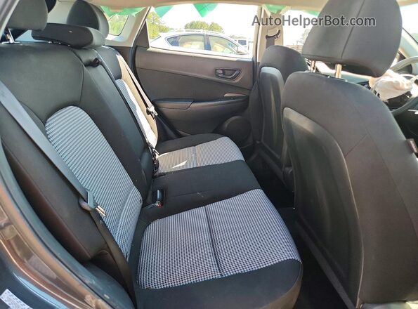 KM8K22AB3NU883084 2022 HYUNDAI KONA Gray Widok wnętrza z tyłu
