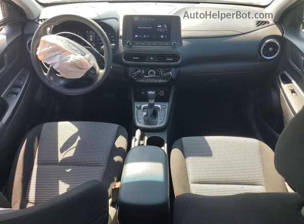 KM8K22AB3NU883084 2022 HYUNDAI KONA Gray Widok deski rozdzielczej